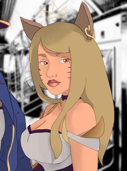 League of Legends: Ahri from the KDA Popstar video